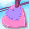 Gif animé coeur étendu